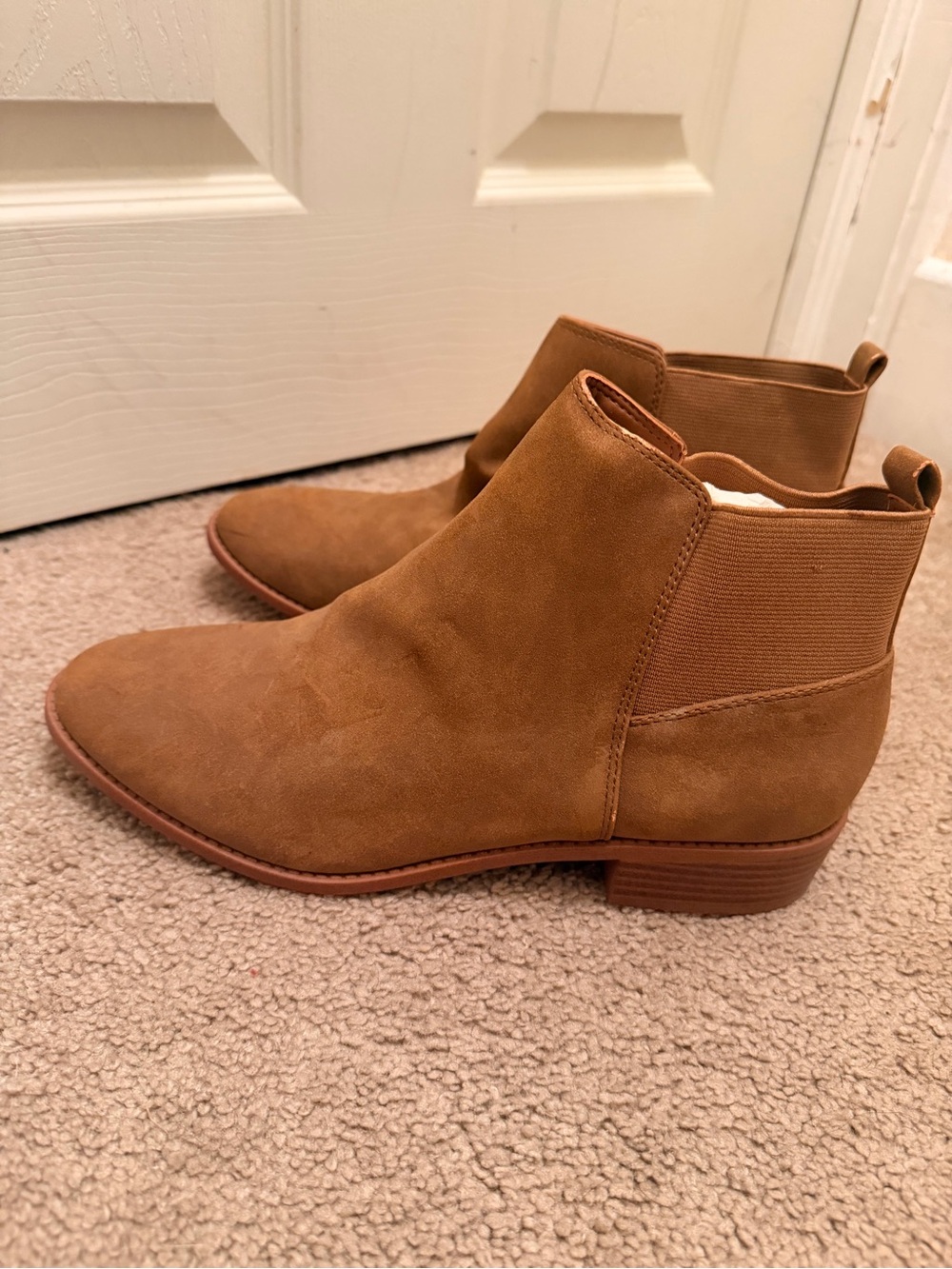 Aldo Tan Suede Chelsea Ankle Boots